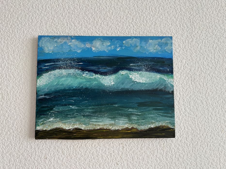 Картина акрилом Морські бризки