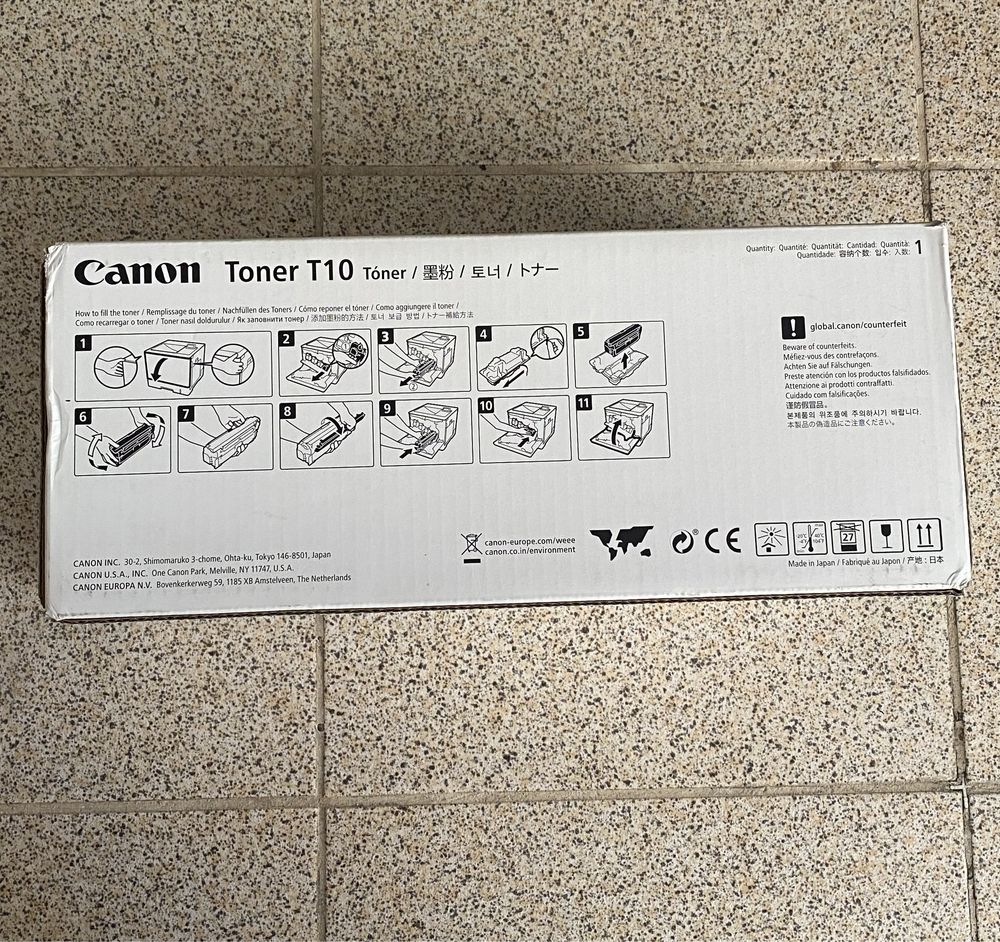 Canon toner T10 amarelo