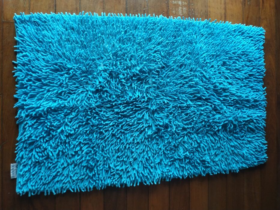 Tapete azul turquesa 80x50 cm