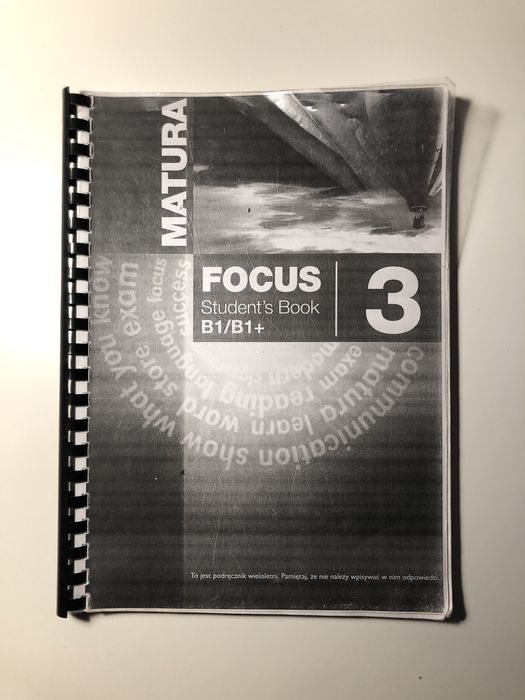 Matura. Focus 3. Student’s Book B1/B1+
