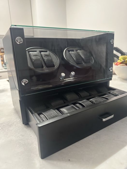 Ferocase germany rotomat 4 zegarki 12 w szufladce