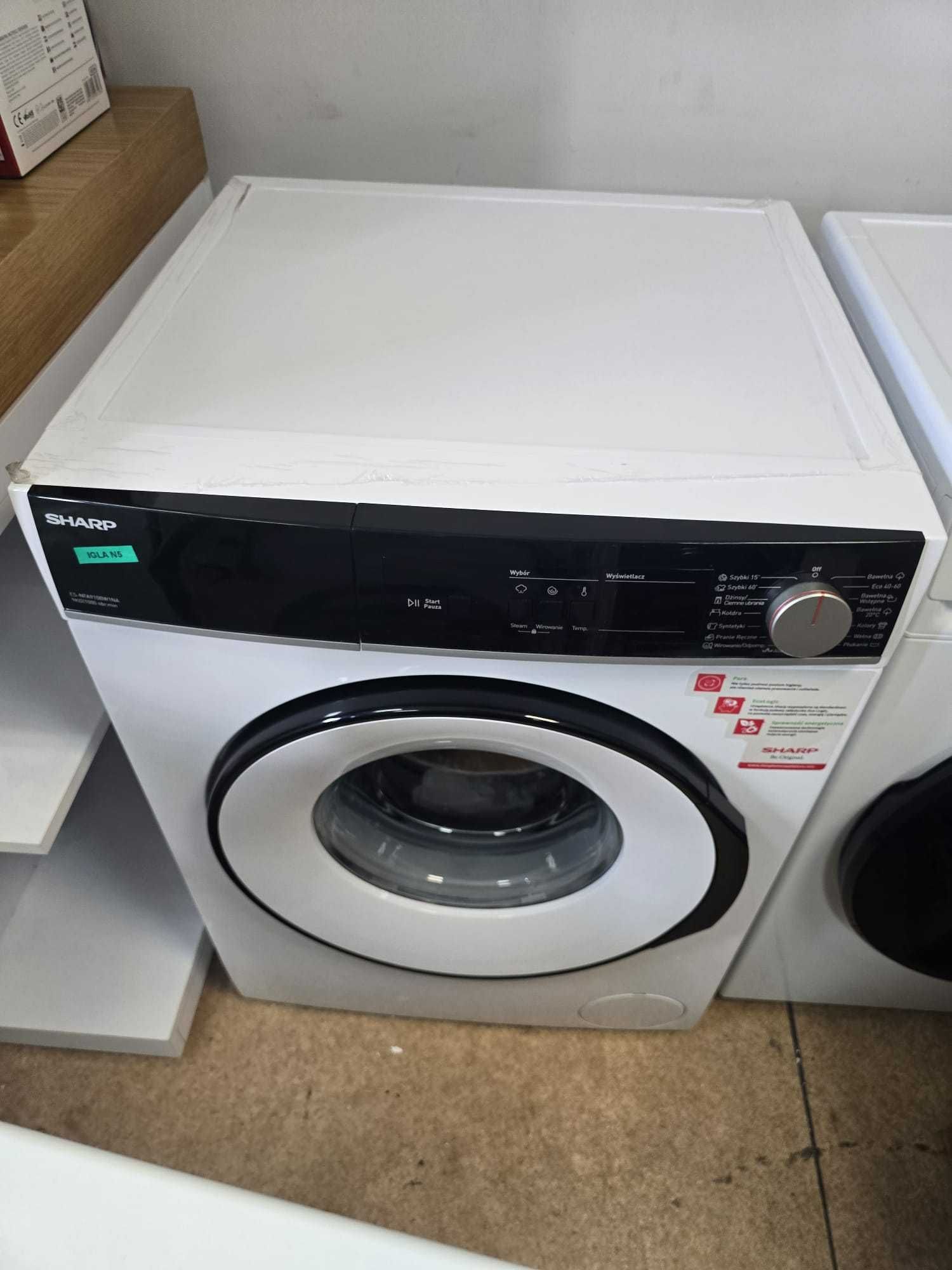 NOWA Pralka Sharp ES-NFA910BW1NA-PL wsad 9KG gwar 2 lata N5