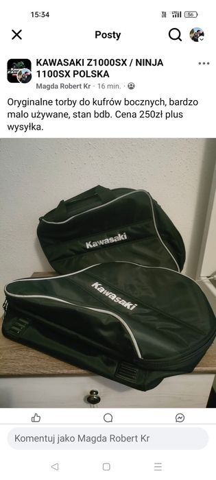 torby kawasaki używane
