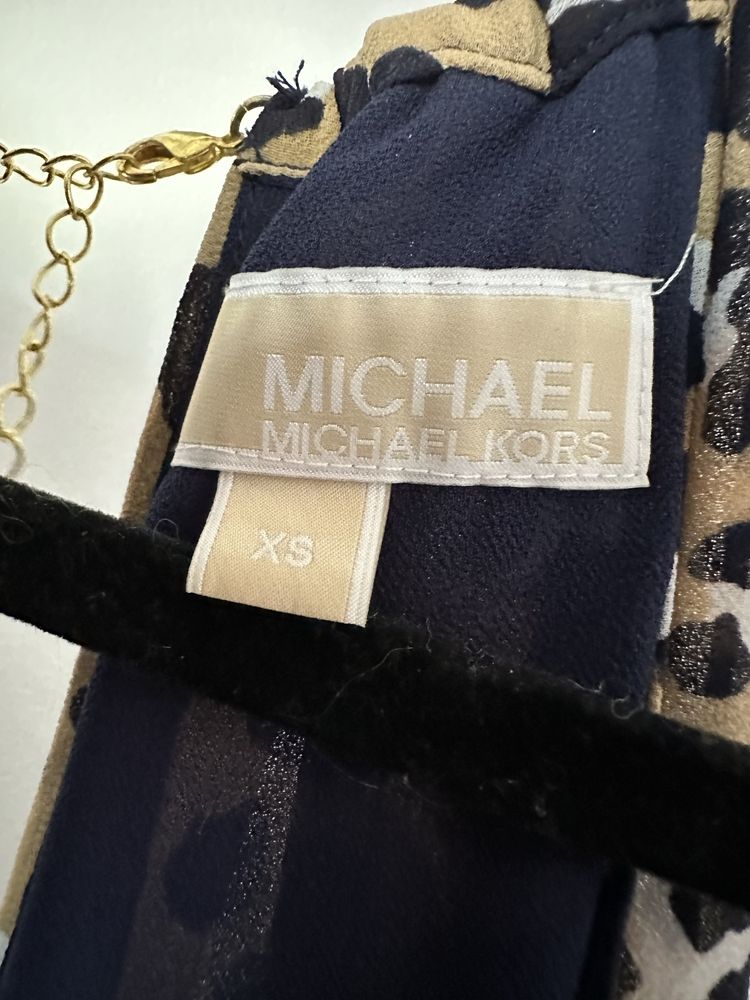Michael Kors sukienka w panterkę łańcuchy r XS