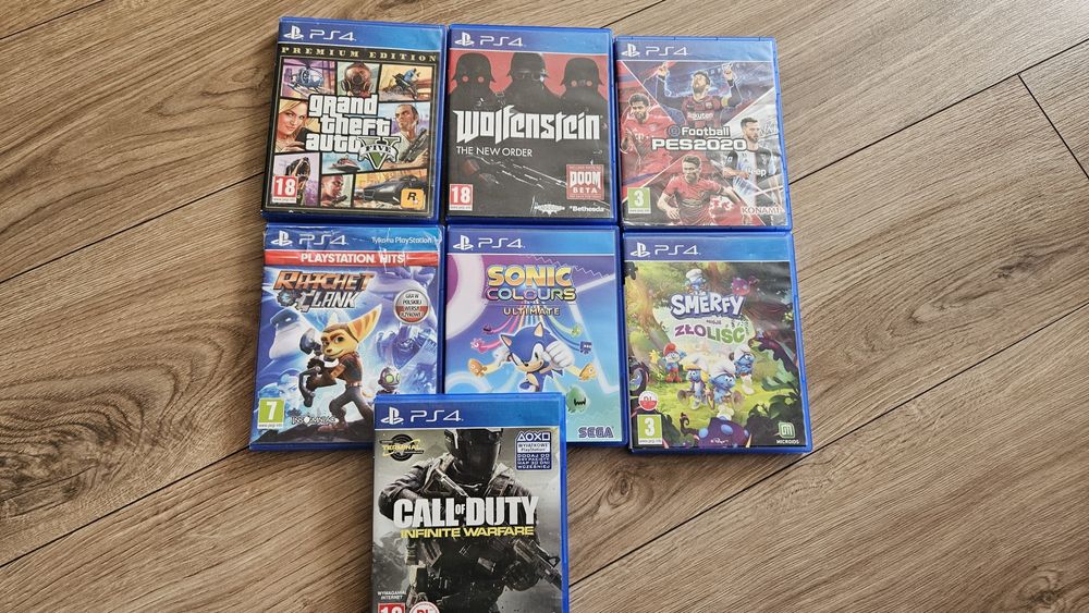 Zestaw gier konsola  ps4