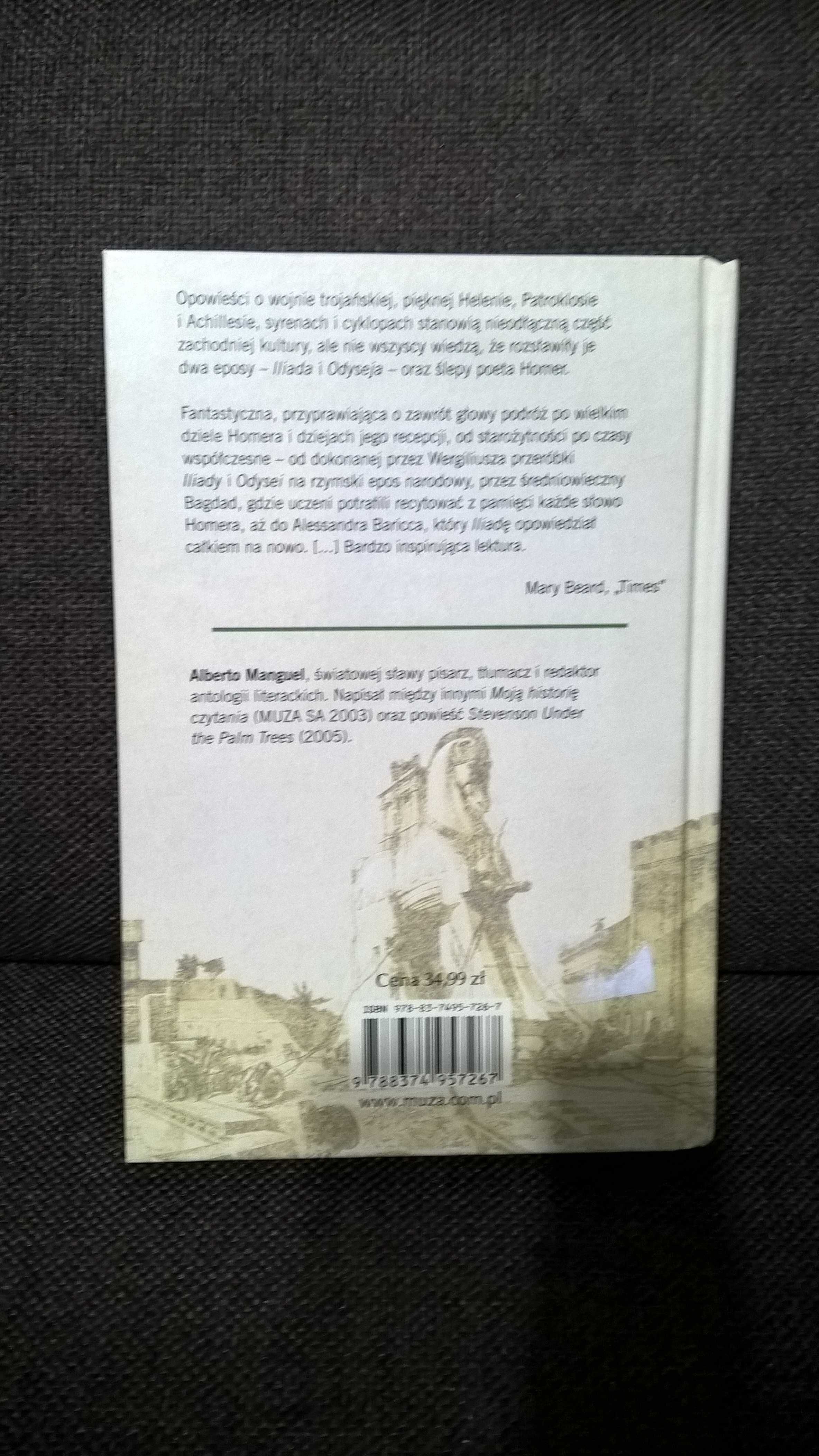 Homer Iliada i Odyseja biografia Alberto Manguel