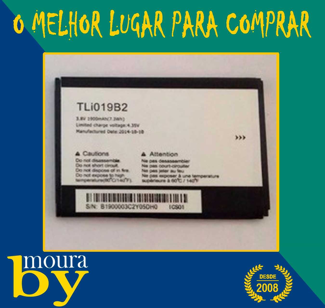 Bateria TLi019B2 Li019B  para Alcatel One Touch 7041D