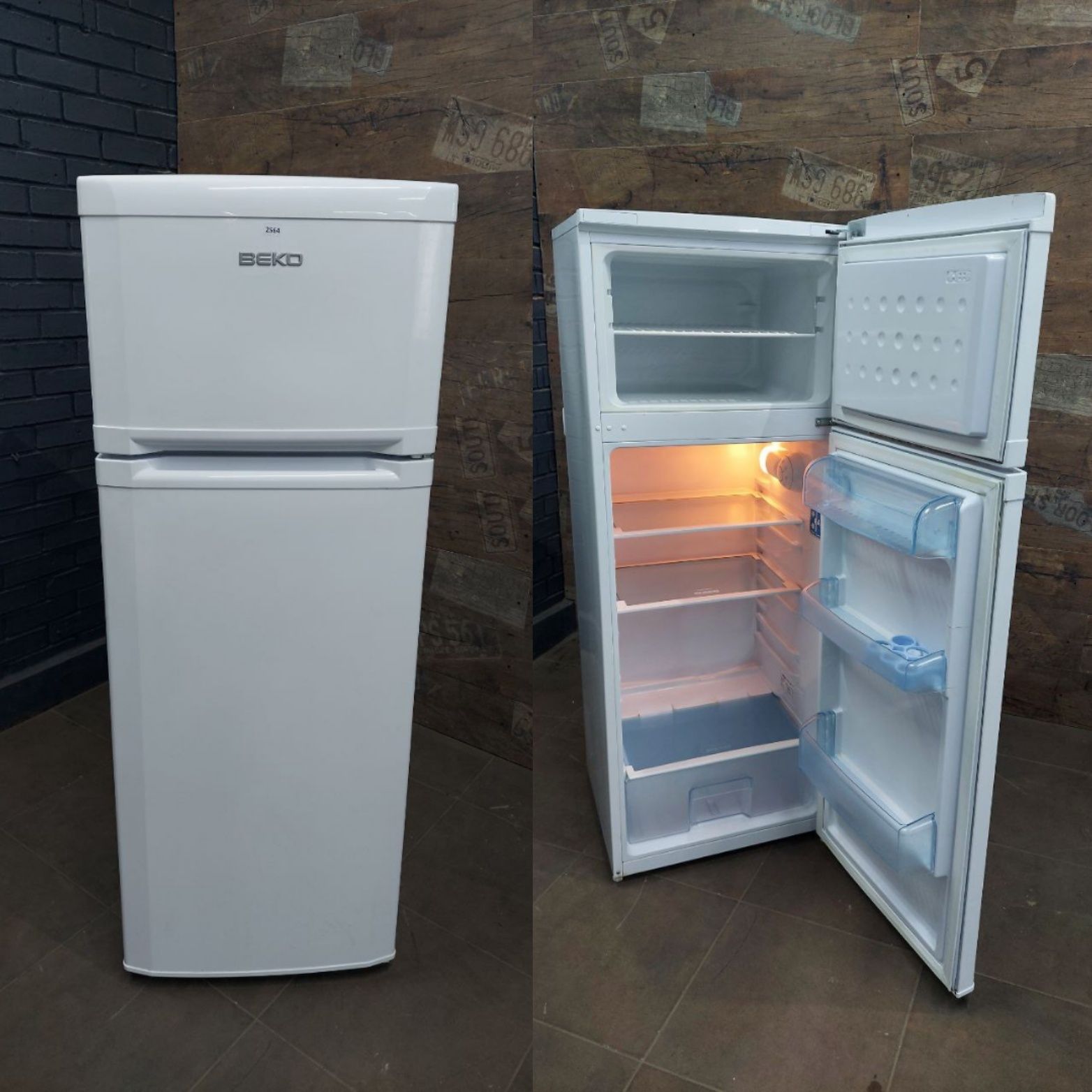 Двокамерний холодильник Amica kgc1548