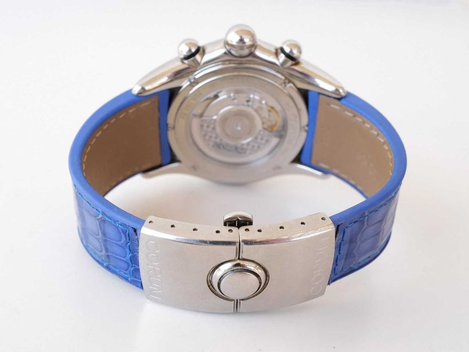Corum Bubble Chronograph Blue Dial 45mm