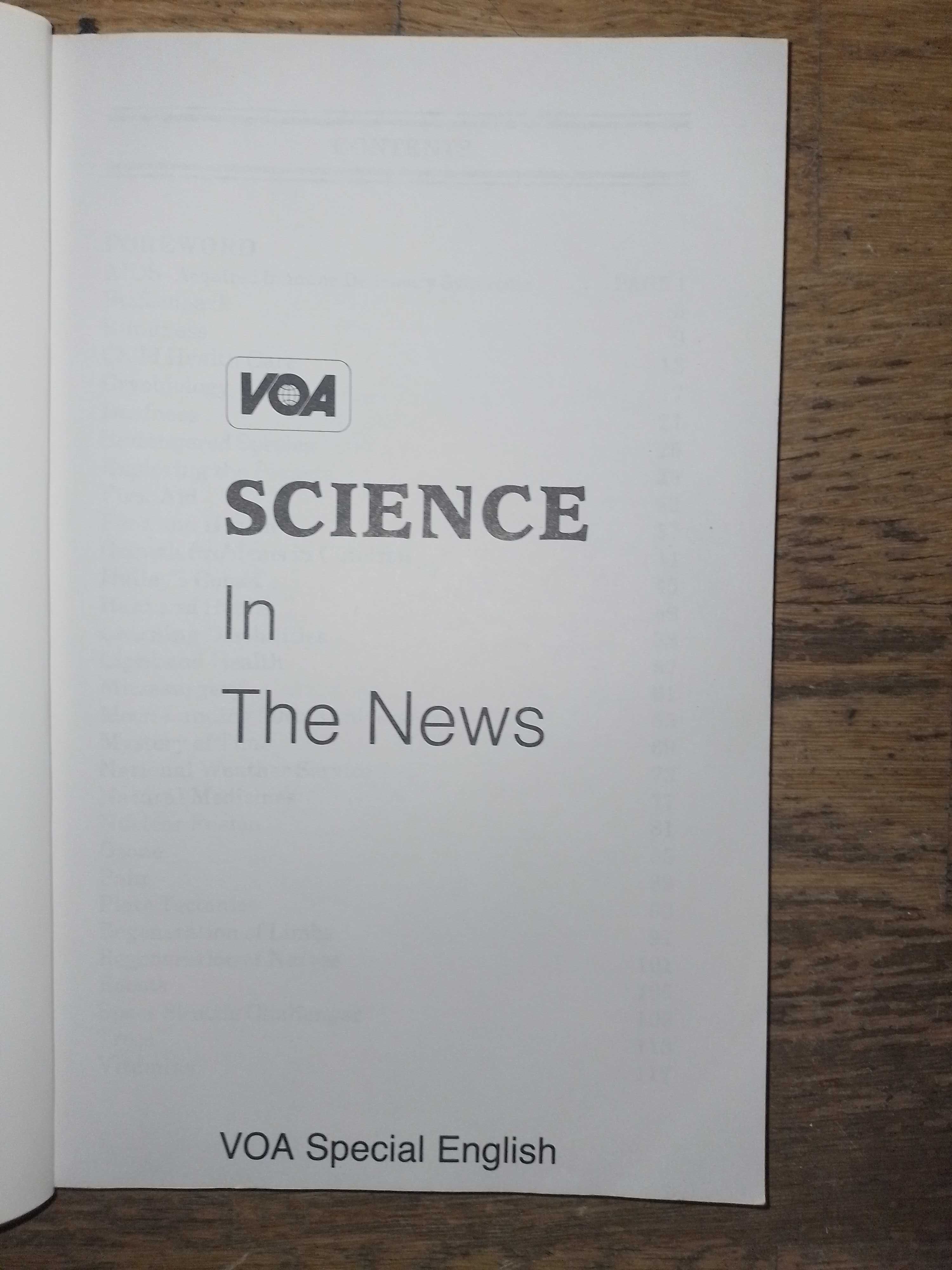 Книга VOA Special English, science in the news