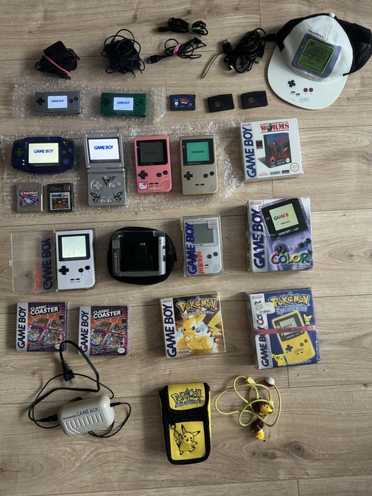 Kolkacja Game Boy, pokemon advance pocket light micro color ags101