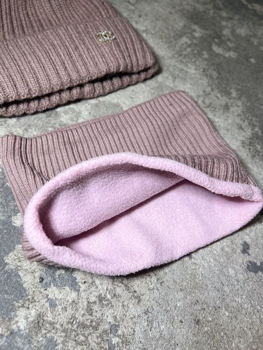 Зимний комплект, шапка, хомут