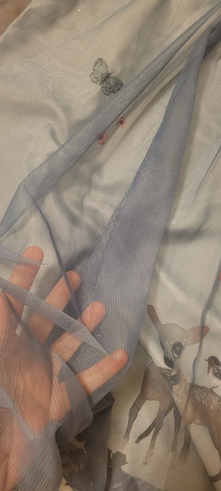Sukieneczka tiul atłas saenki H&M 134cm stan ideal elegancka 2warsty