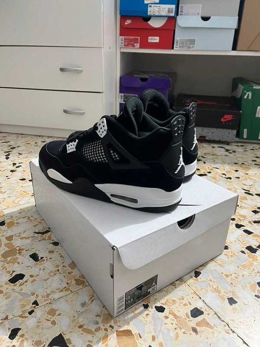 buty_Jordan_4_Retro_White_Thunder_Espadryle/ Rozmiar 46