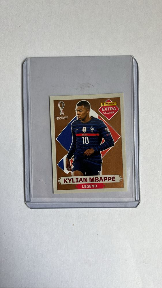 Kylian Mbappe Cromo Extra Bronze Panini World Cup 2022 Mundial