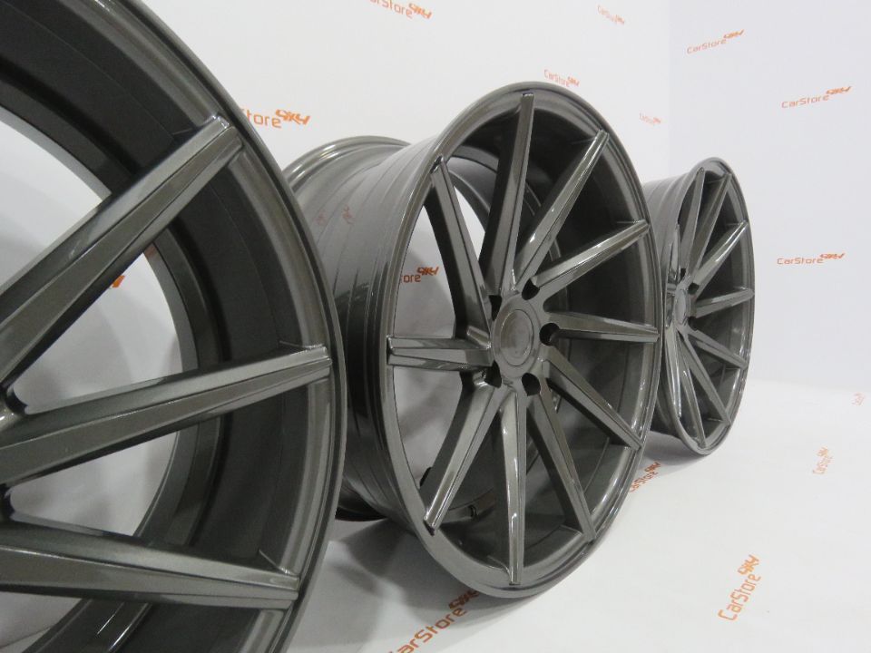 Jantes Look Vossen CVT 19 8.5+9.5 et35 5x112 Antracite