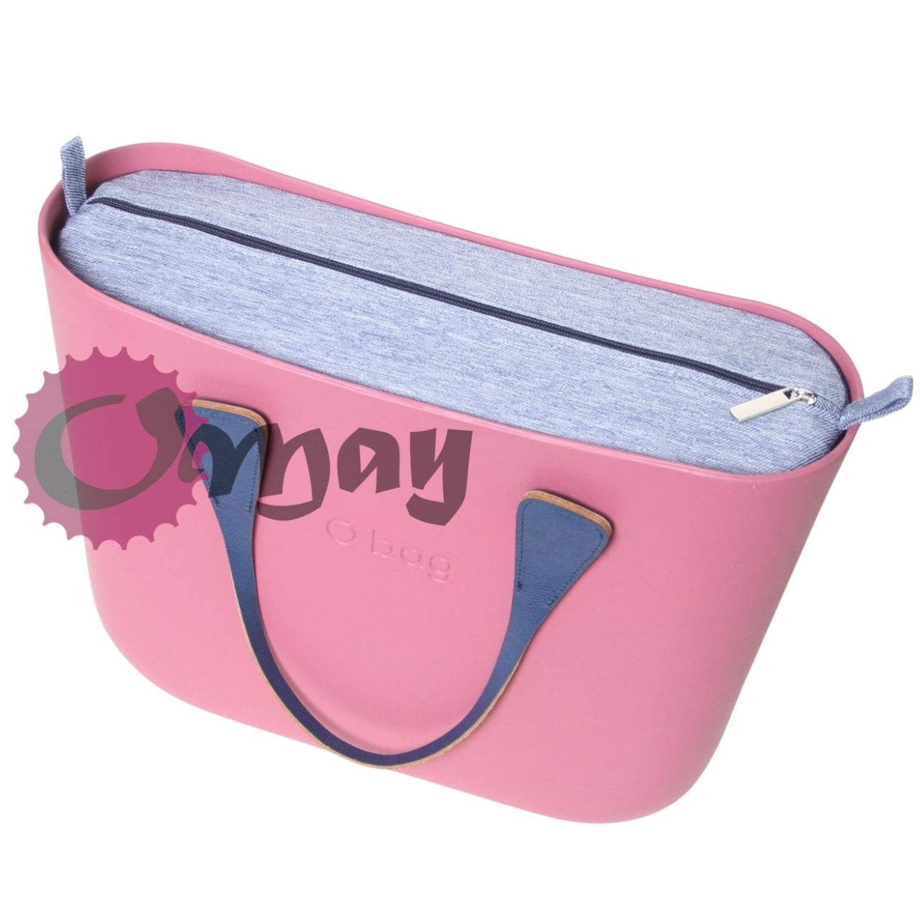 Granatowy organizer OBAG STANDARD jeans niebieski 2 kieszenie OMAY