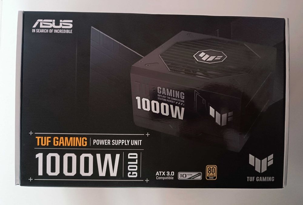 Zasilacz ASUS TUF Gaming 1000W 80+ Gold Czarny Gwarancja prod. F/VAT