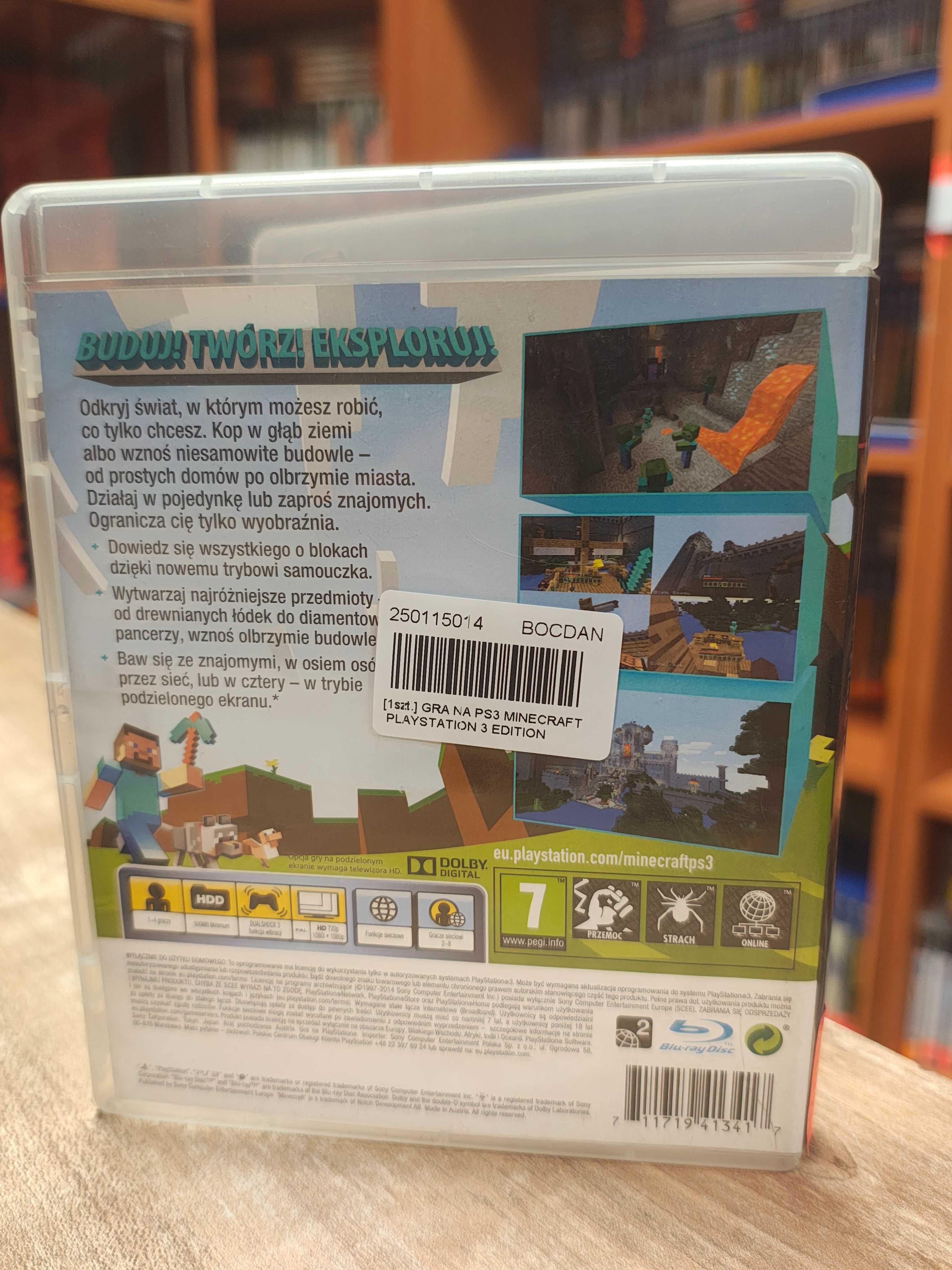 Minecraft PS3, Wysyłka Wymiana