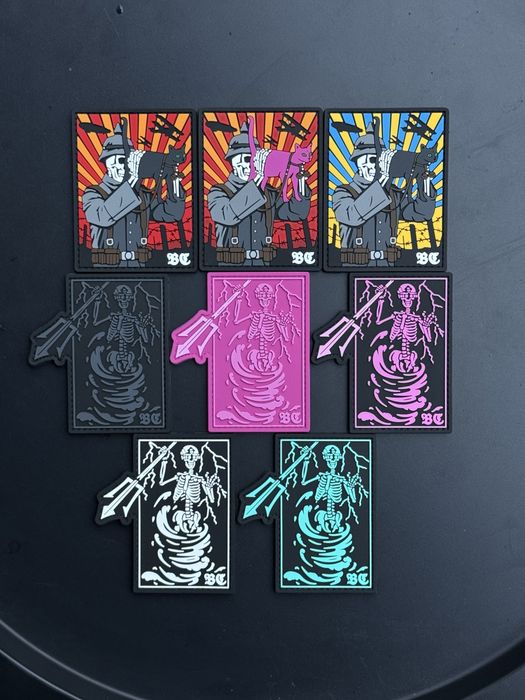 Патчі / швервони ПВХ КІТ BC та ВИХОР