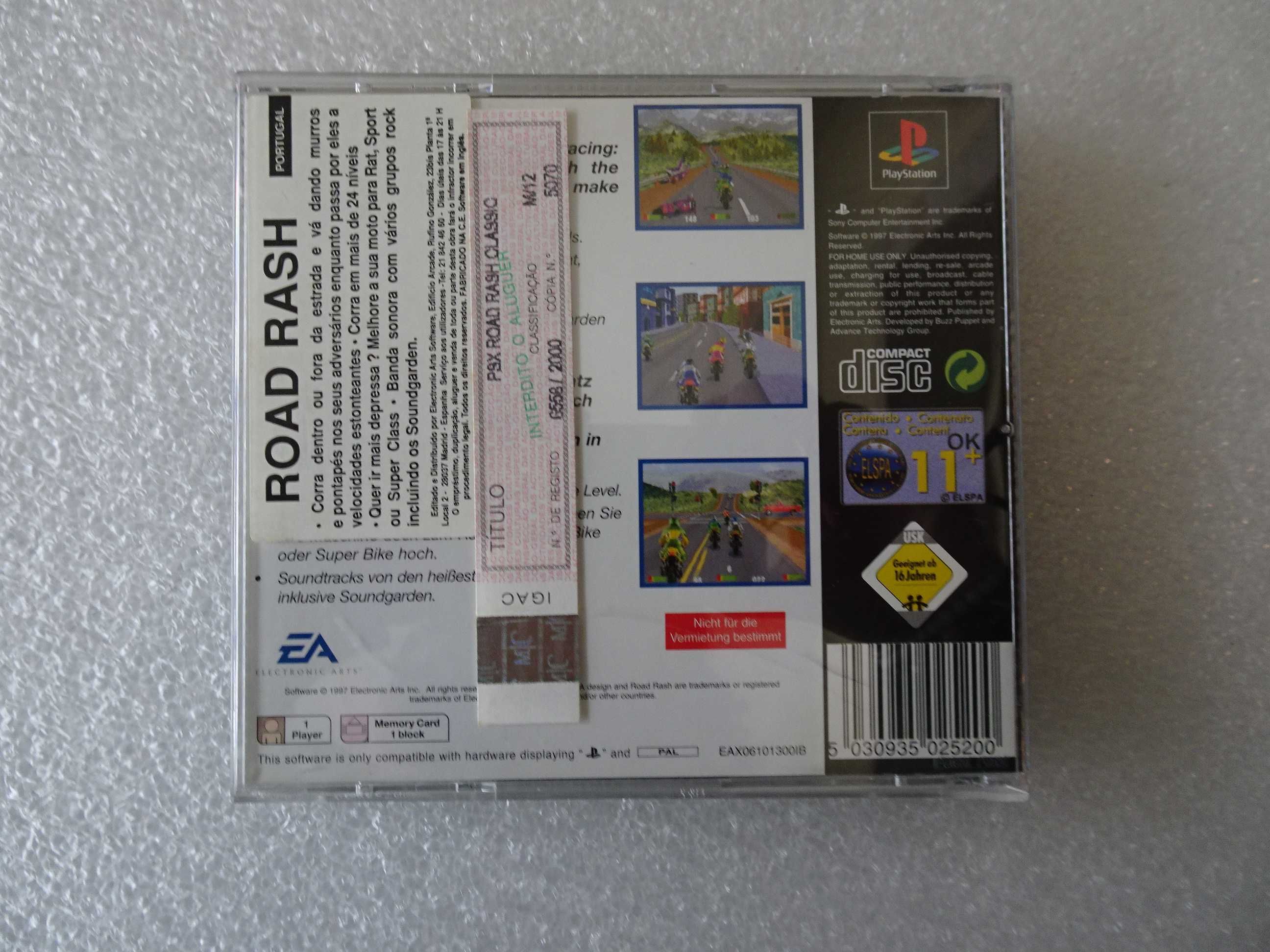 Jogo Playstation 1 - PS1 - Road Rash