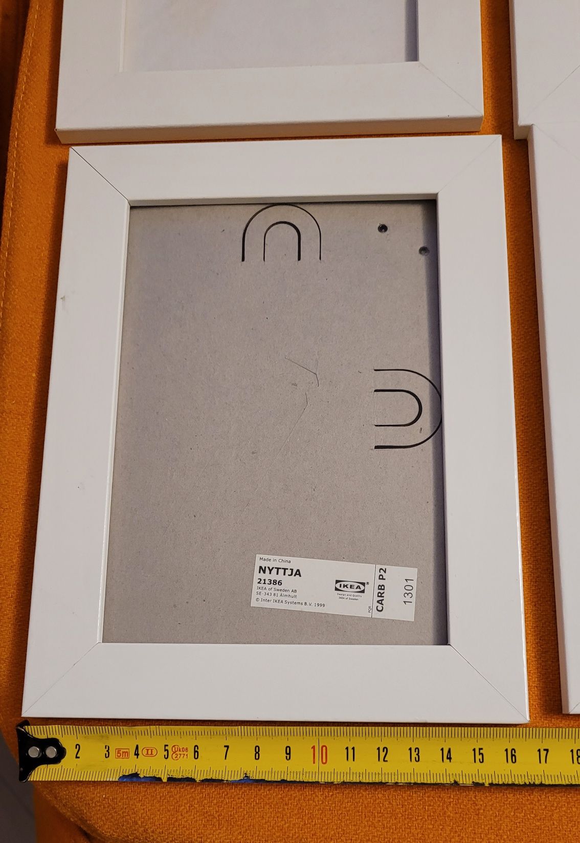 Ramka na zdjęcie biała Nyttja Ikea 21,5x16,5cm