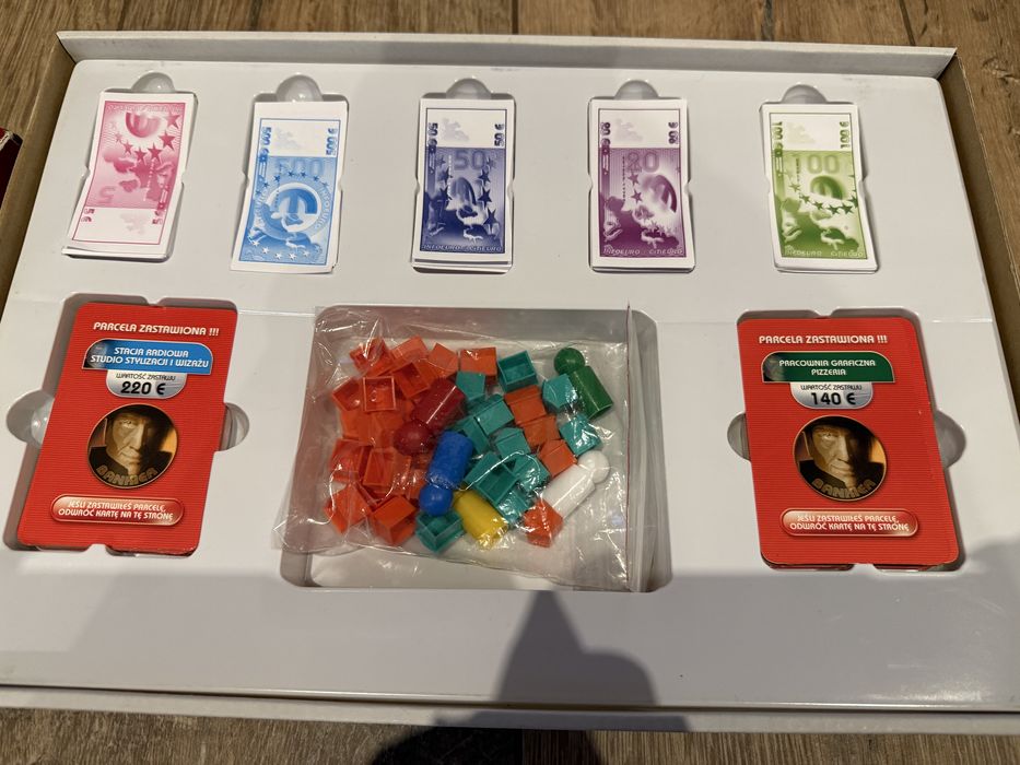 Gra 2 w 1 opakowaniu Infobiznes i citybiznes w stylu Monopoly