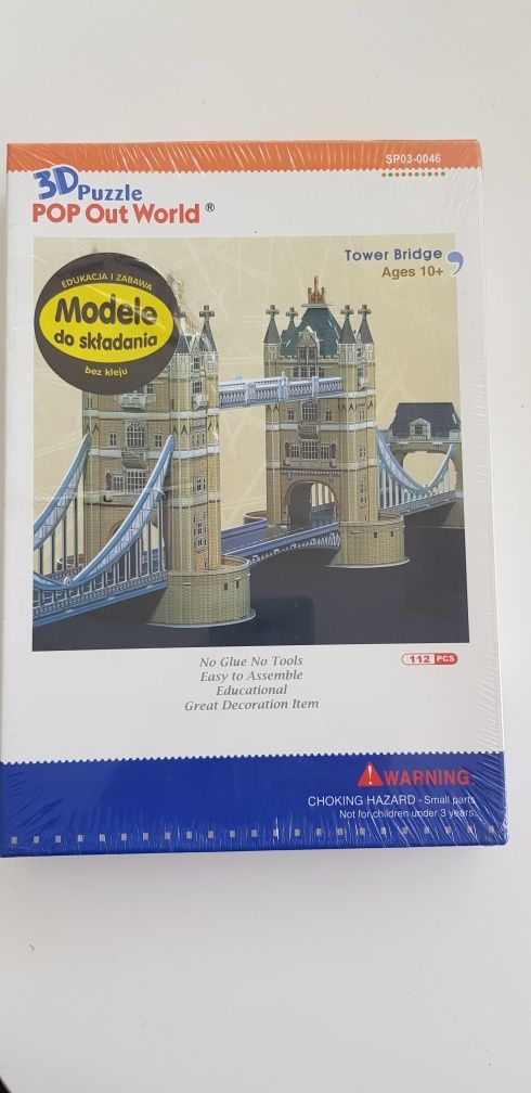 Scholas, model Tower Bridge, puzzle 3D