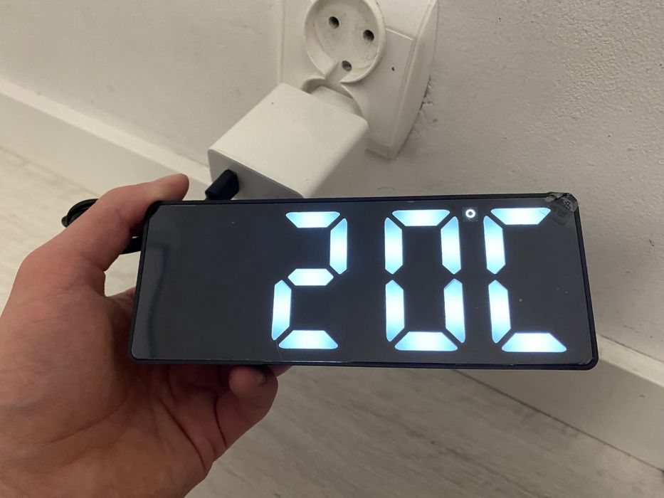 LED zegar stołowy, cyfrowy/ budzik