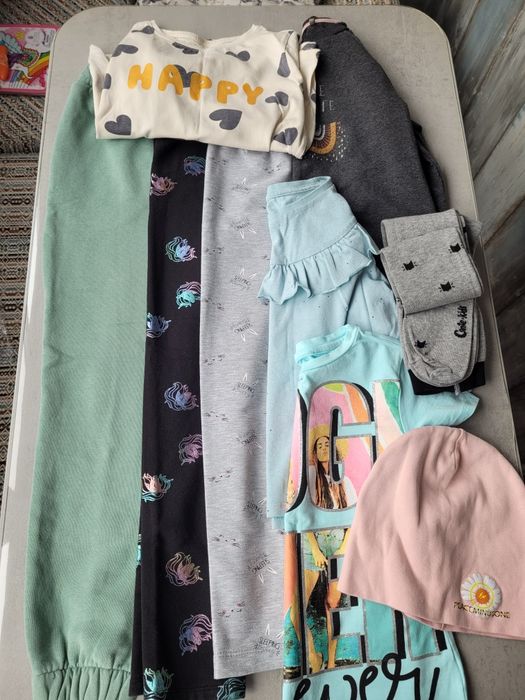 Пакет речей на дівчинку. H&M, Bembi, Chicco. 122-128 см