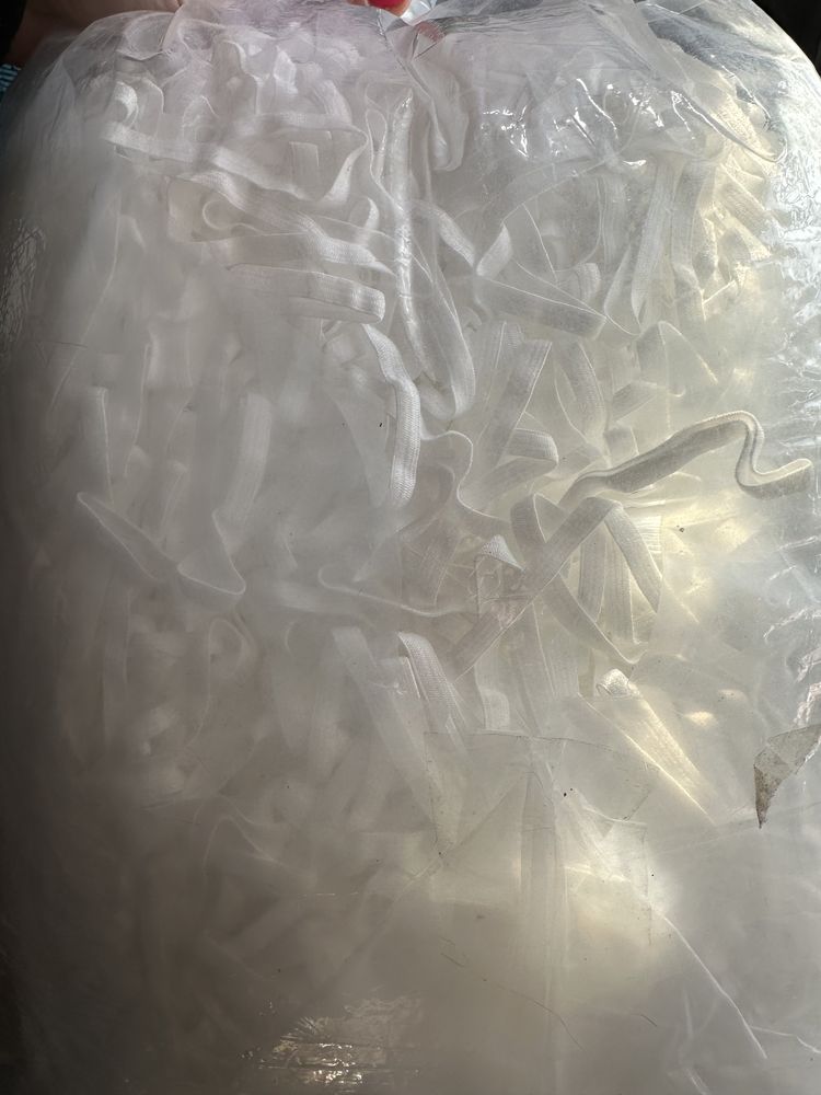 Guma 5 mm biala pasmanteria odziezowa do szycia plaska