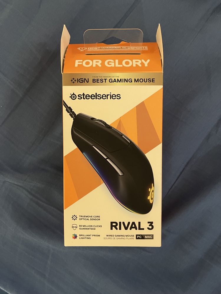 myszka przewodowa steelseries rival 3
