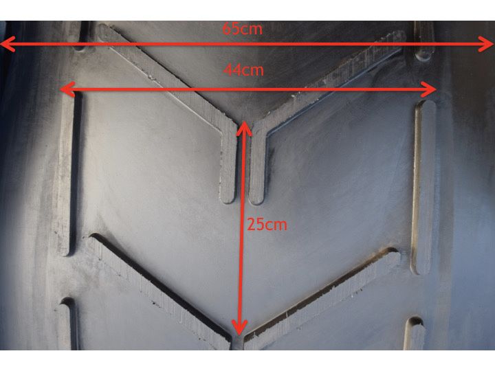 Pas transportowy 65cm 2-przekładki Jodełka / Taśma Przenośnikowa