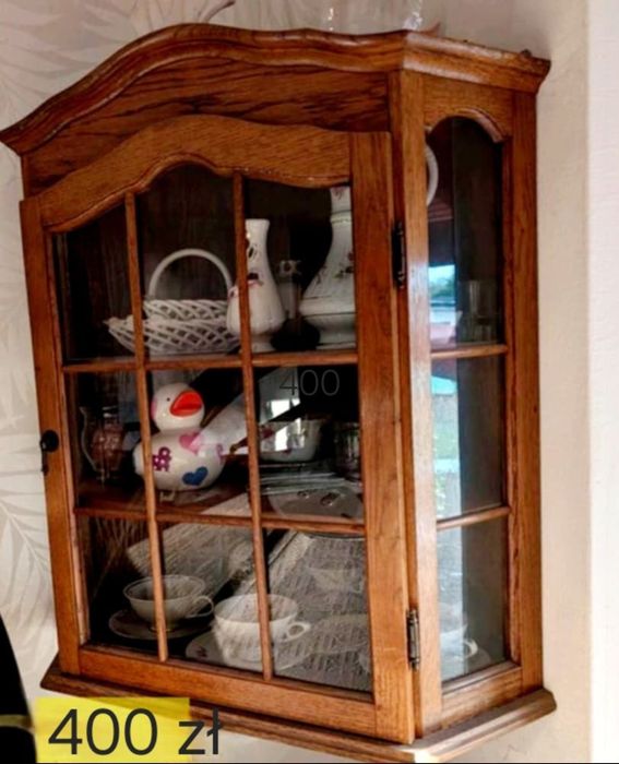 Kredens dębowy rustykalny