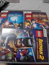 Trzy gry Pc Dvd harry potter, batman 2