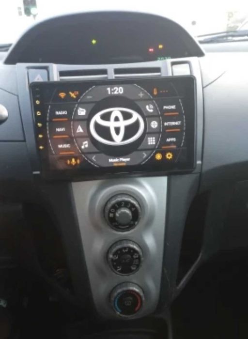 Auto Radio Toyota Yaris XP90 Android 2Din Ano 2005 até 2012