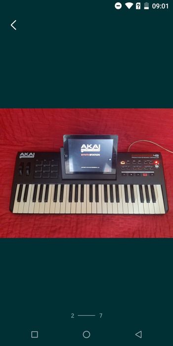 Akai Synthstation 49 iPad 2 синтезатор usb midi mpc mpd mpk піаніно