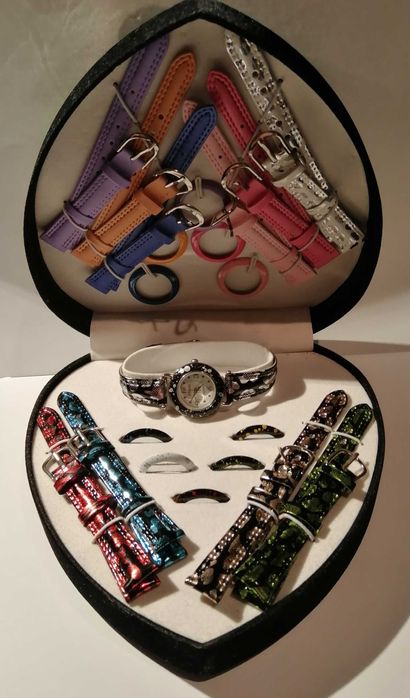 Zegarek damski piękny zestaw prezentowy- 10 w jednym