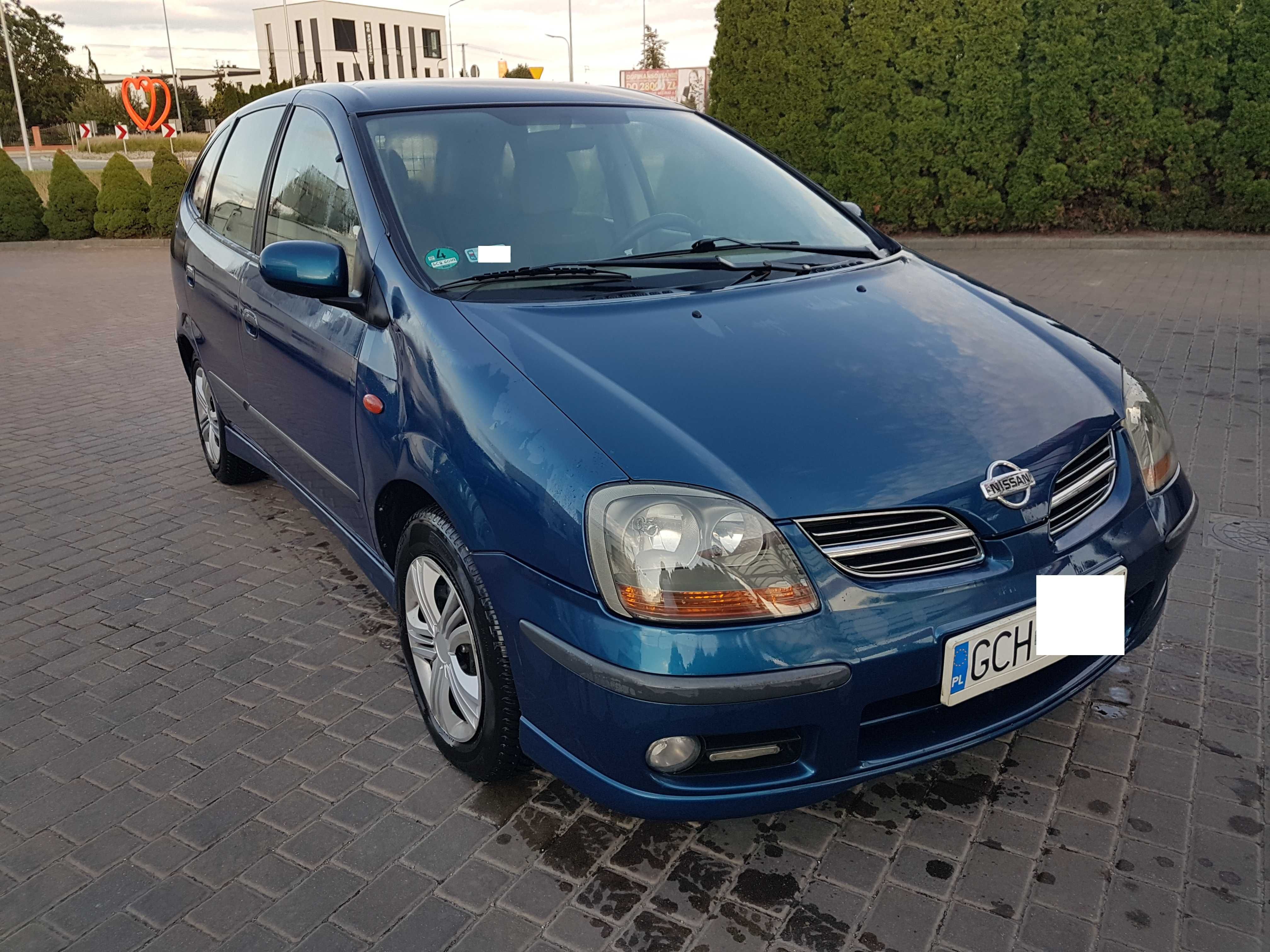 Nissan Almera Tino 1,8kat/115KM,2000r.LPG,radio,wspoma,dlugo oplaty
