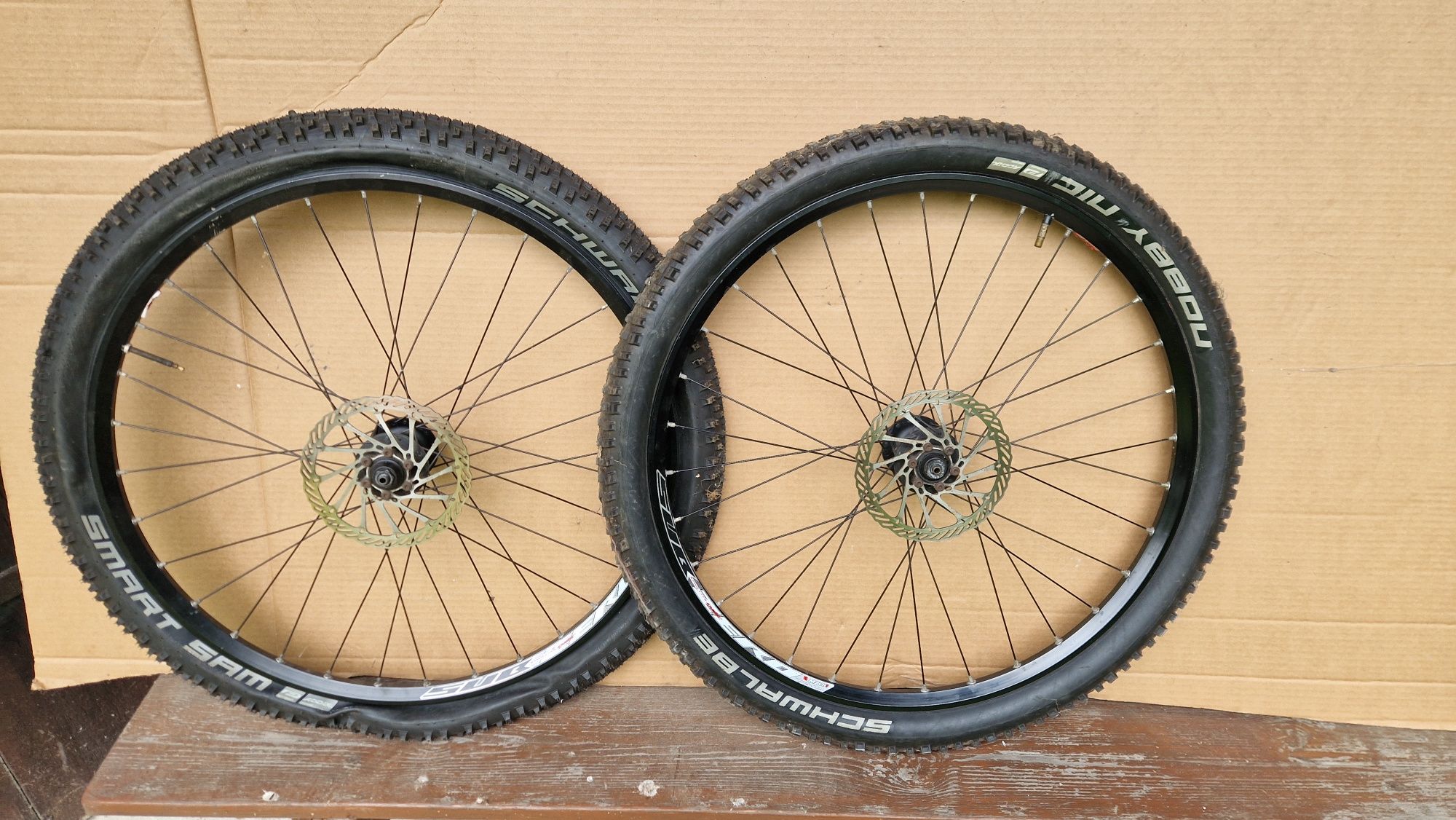 Koła mtb 26 cali komplet tarcze przednie i tylne disc