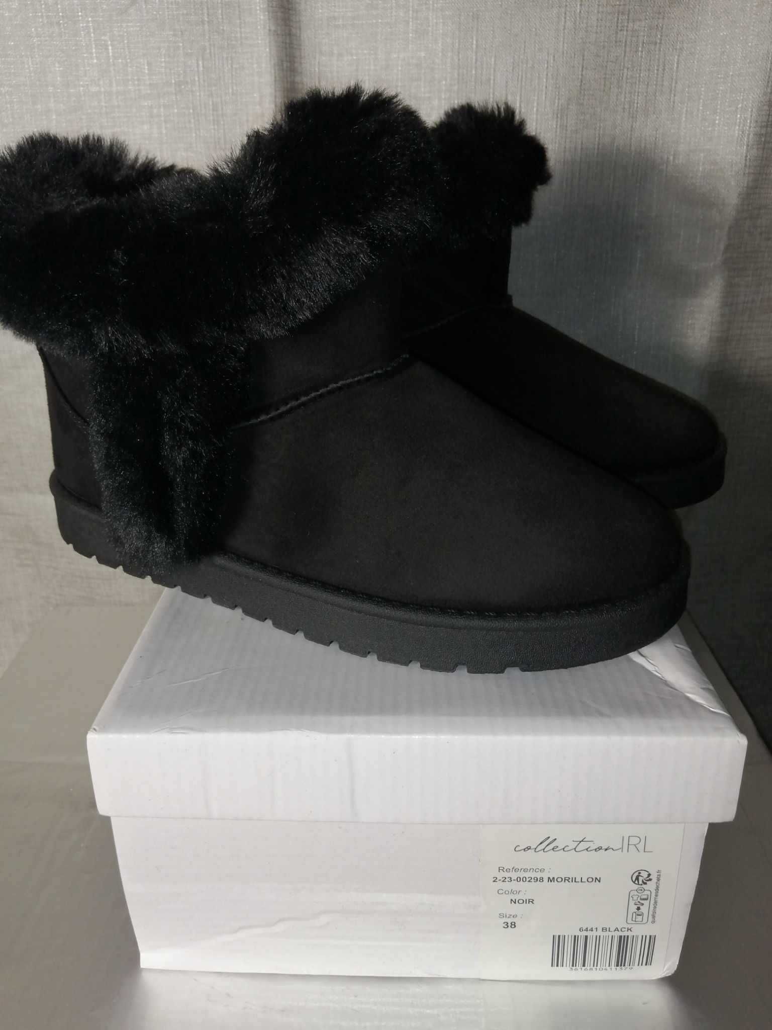 COLLECTION IRL Nowe Buty Damskie Śniegowce 38 Oryginalne Zimowe
