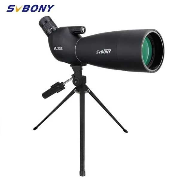 Подзорная труба телескоп SVBONY SV28 25-75x70 монокуляр BAK4