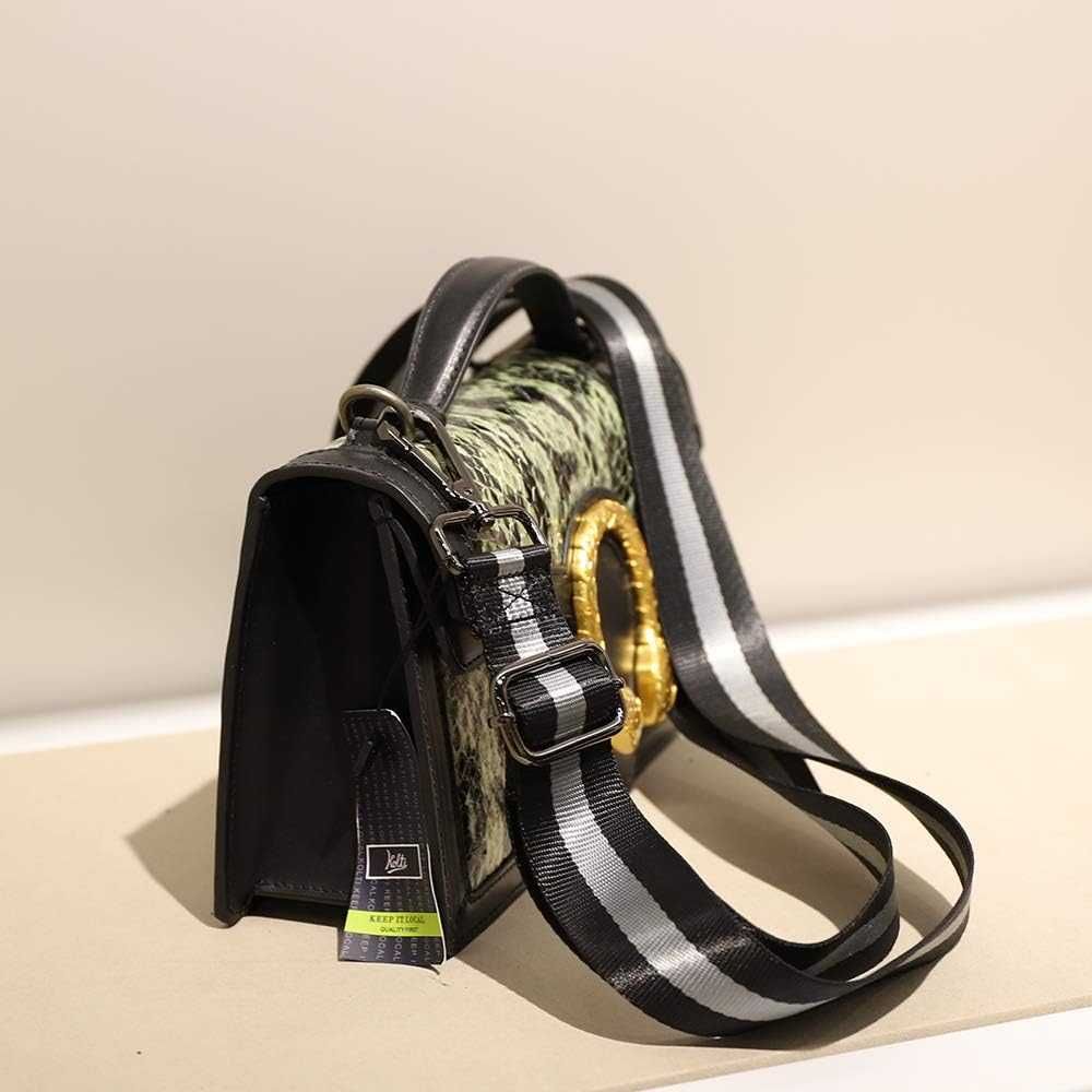 Kolti Pasek do Torebki Crossbody Szeroki Regulowany Metalowa Klamra22