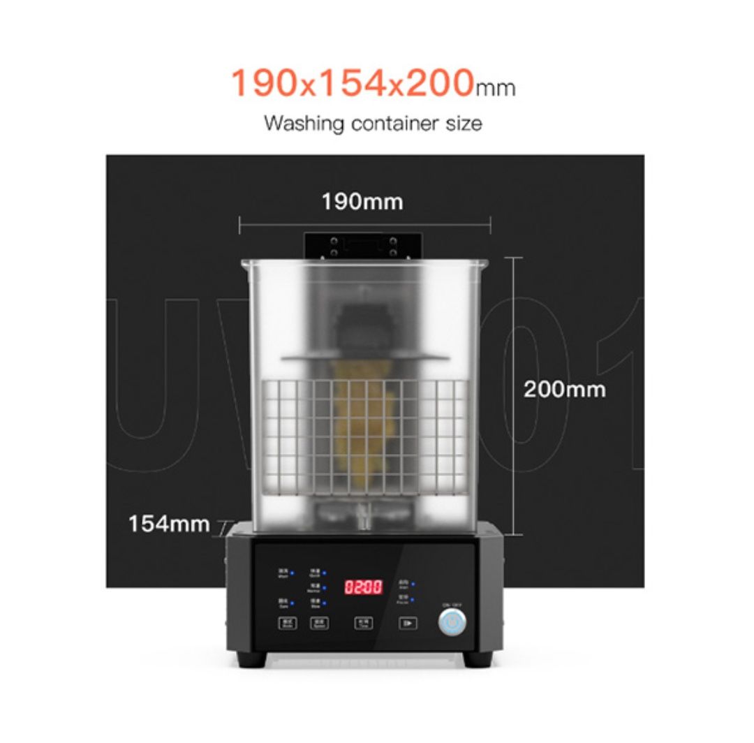 Máquina de lavar e curar Creality  
Solução simples para lava