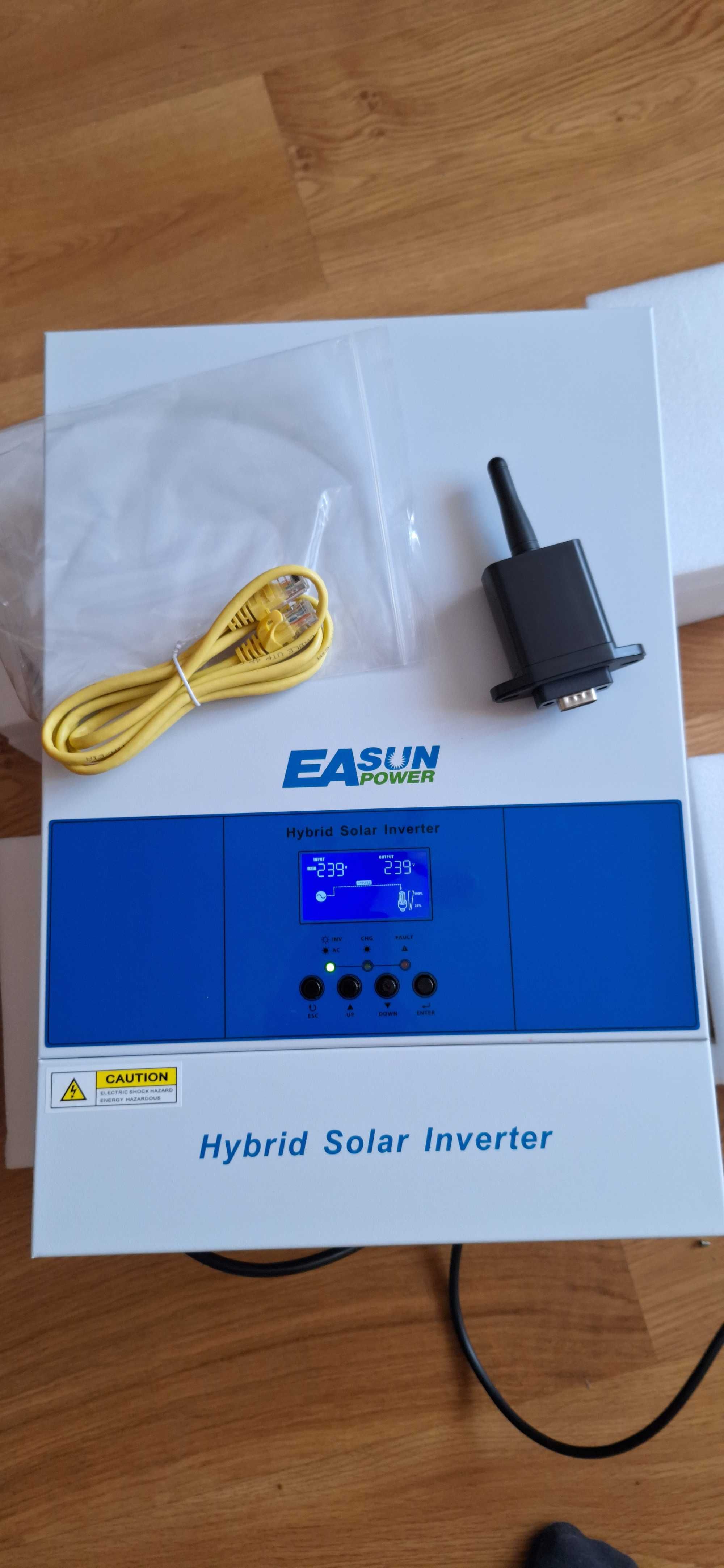Falownik inwerter hybrydowy off grid Powland Easun 6.2kw 120A