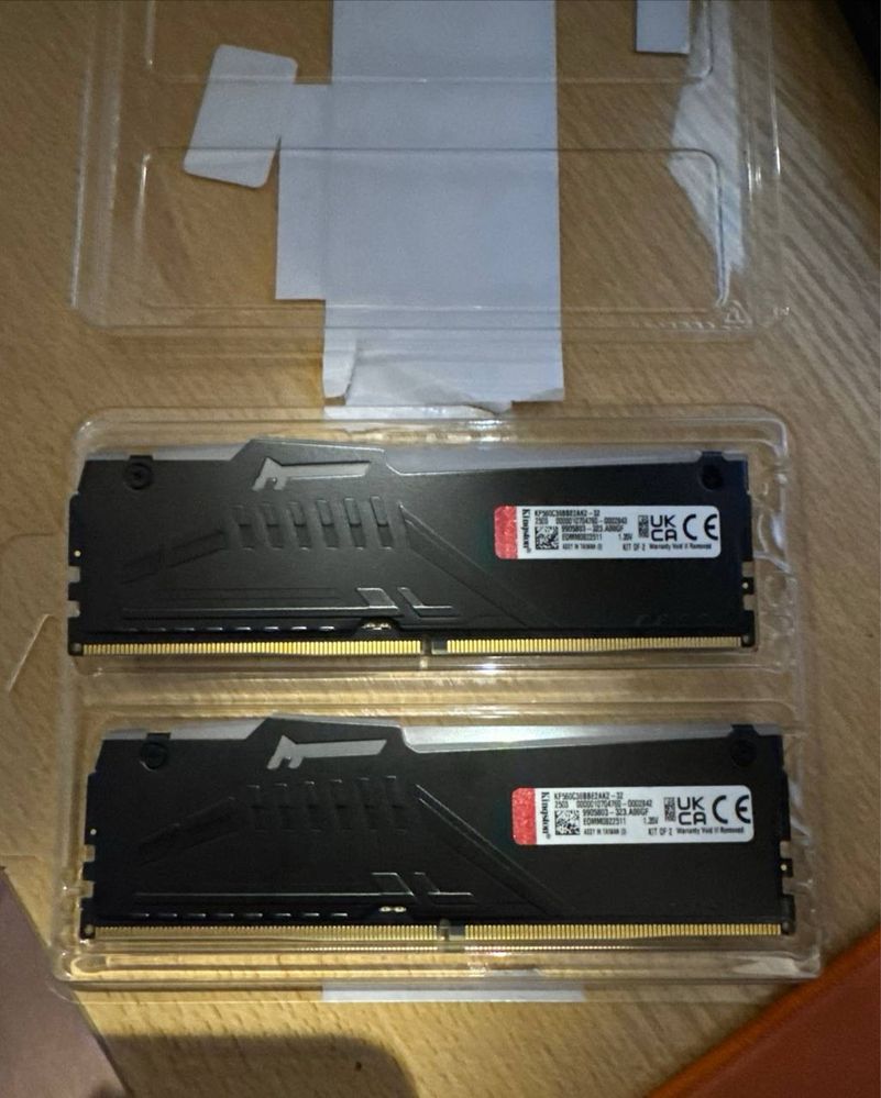 Оперативна памʼять DDR5 Kingston HyperX Fury Beast RGB 32GB