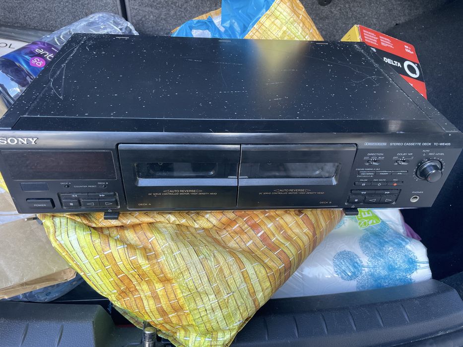Leitor Cassetes Sony TC-WE405 Avariado