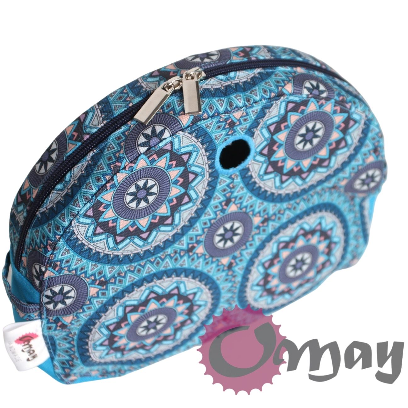 Niebieski organizer do OBAG MOON LIGHT mandale 2 kieszenie wkład OMAY