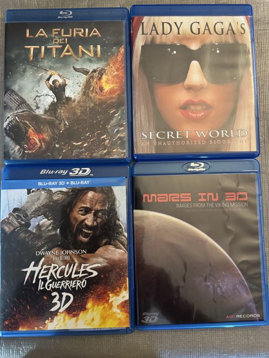 2 filmes Blu-ray + 2 filmes Blu-ray 3D