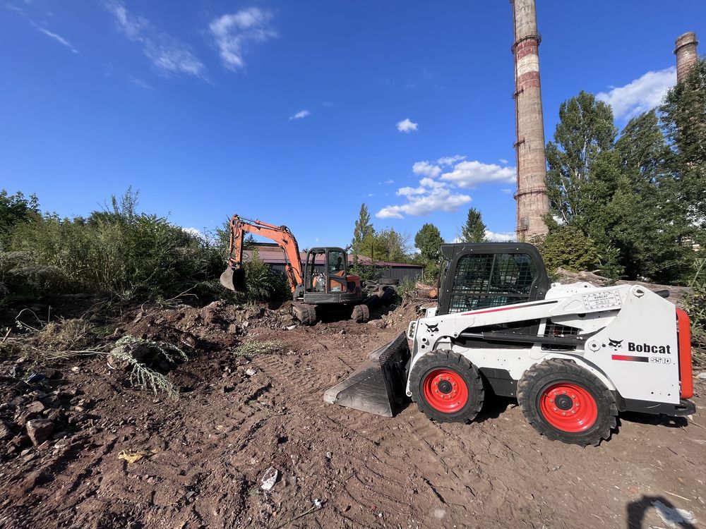 Послуги  bobcat бобката экскаватор погрузка камаза зил